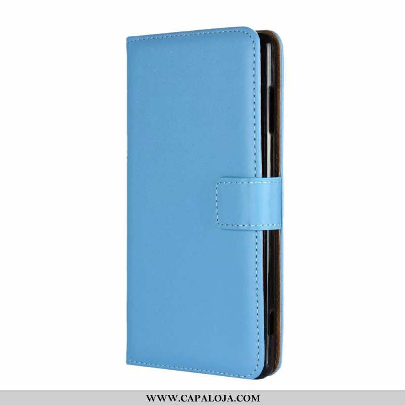 Capa Sony Xperia Xa Couro Genuíno Antiqueda Cover Telemóvel Azul, Capas Sony Xperia Xa Couro Venda