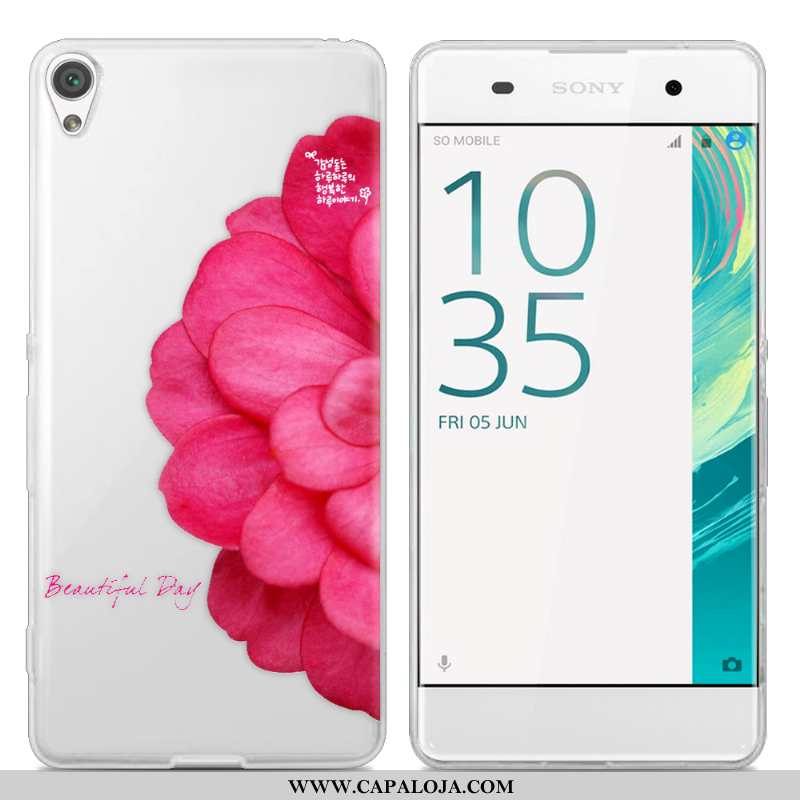 Capa Sony Xperia Xa Tendencia Pintado Antiqueda Rosa, Capas Sony Xperia Xa Clara Venda