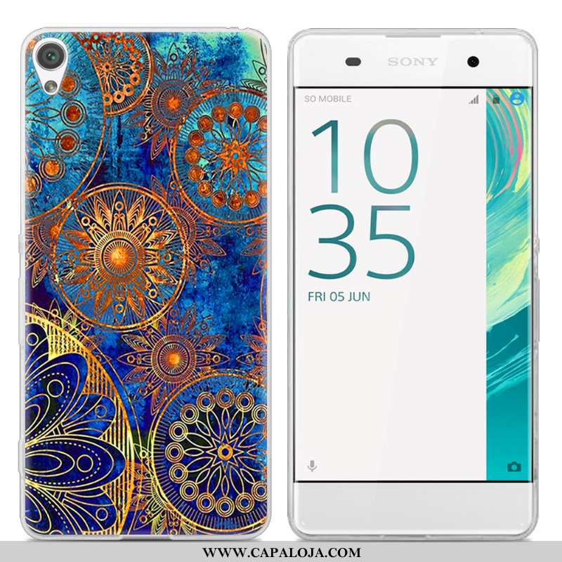 Capa Sony Xperia Xa Tendencia Pintado Antiqueda Rosa, Capas Sony Xperia Xa Clara Venda