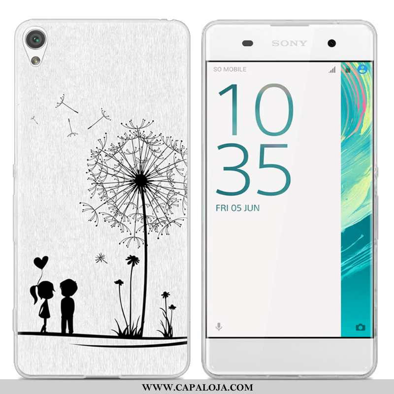 Capa Sony Xperia Xa Tendencia Pintado Antiqueda Rosa, Capas Sony Xperia Xa Clara Venda