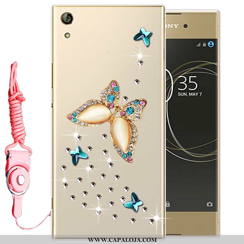 Capa Sony Xperia Xa Ultra Soft Cases Dourado Silicone, Capas Sony Xperia Xa Ultra Protetoras Barato