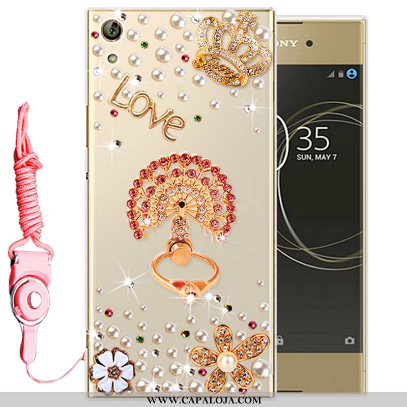 Capa Sony Xperia Xa Ultra Soft Cases Dourado Silicone, Capas Sony Xperia Xa Ultra Protetoras Barato