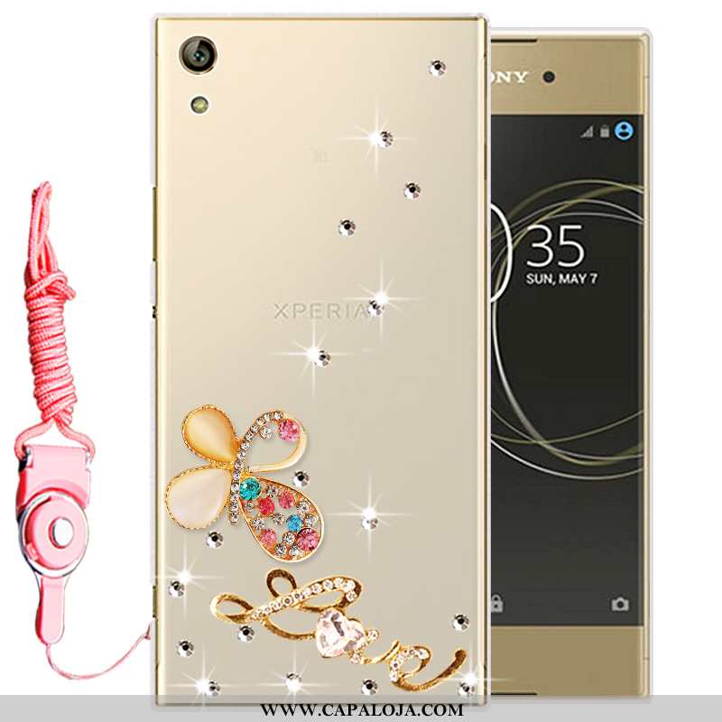 Capa Sony Xperia Xa Ultra Soft Cases Dourado Silicone, Capas Sony Xperia Xa Ultra Protetoras Barato