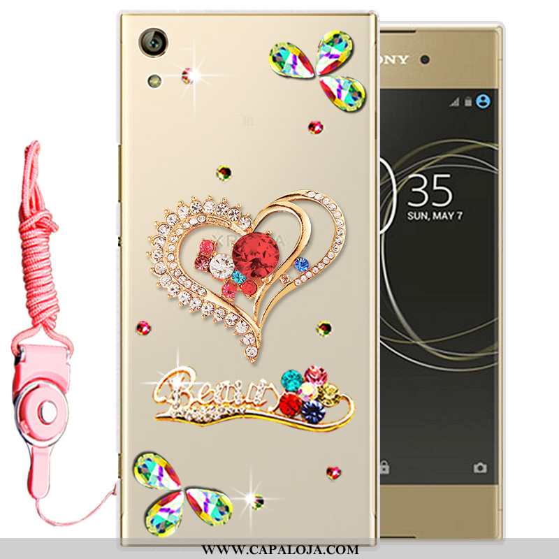 Capa Sony Xperia Xa Ultra Soft Cases Dourado Silicone, Capas Sony Xperia Xa Ultra Protetoras Barato