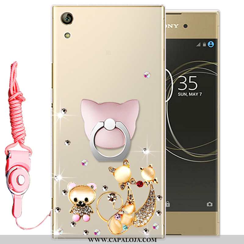 Capa Sony Xperia Xa Ultra Soft Cases Dourado Silicone, Capas Sony Xperia Xa Ultra Protetoras Barato