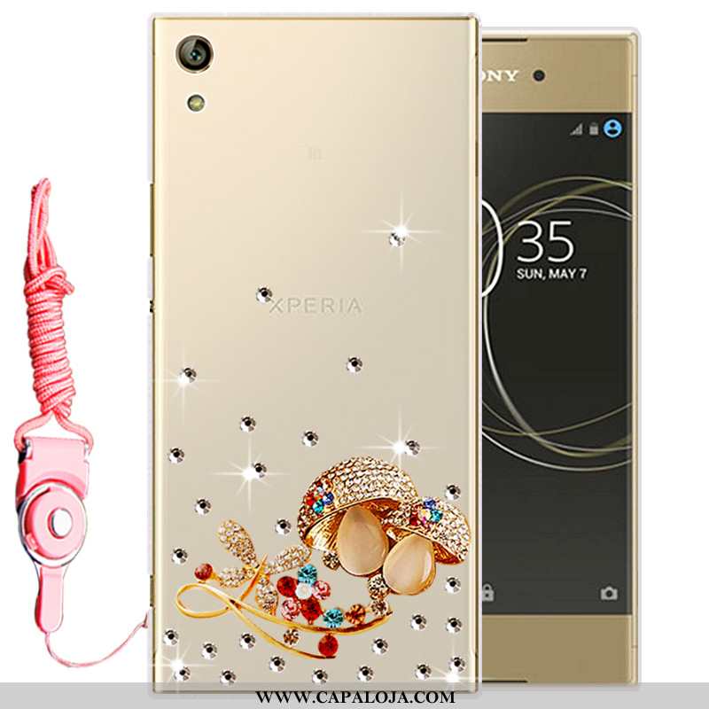 Capa Sony Xperia Xa Ultra Soft Cases Dourado Silicone, Capas Sony Xperia Xa Ultra Protetoras Barato