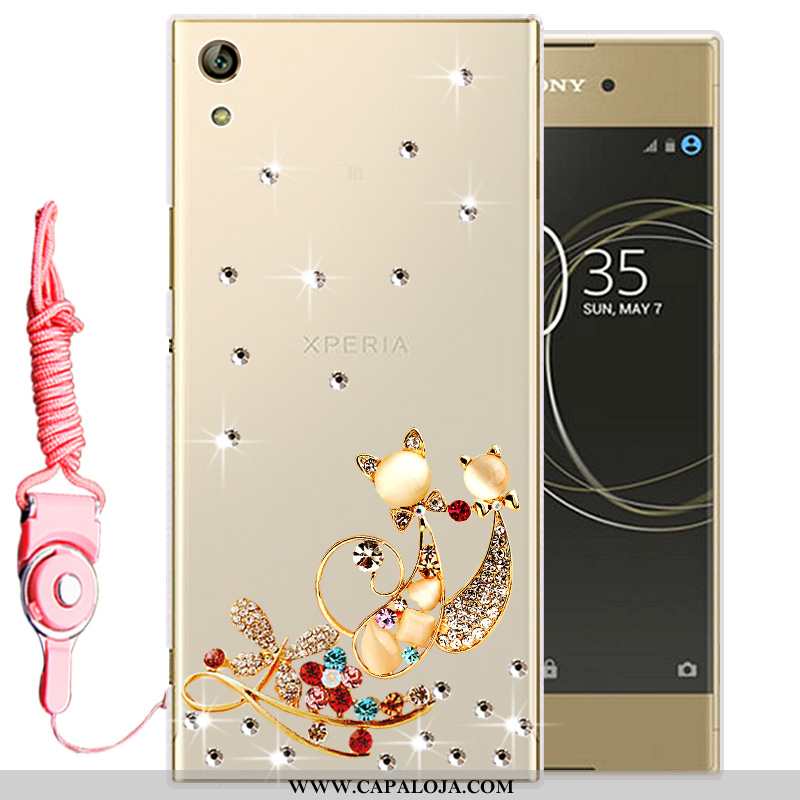 Capa Sony Xperia Xa Ultra Soft Cases Dourado Silicone, Capas Sony Xperia Xa Ultra Protetoras Barato