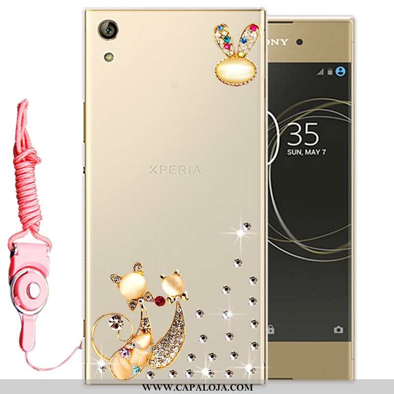 Capa Sony Xperia Xa Ultra Soft Cases Dourado Silicone, Capas Sony Xperia Xa Ultra Protetoras Barato