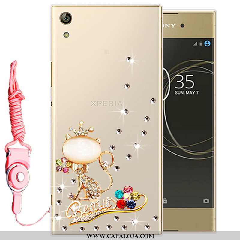 Capa Sony Xperia Xa Ultra Soft Cases Dourado Silicone, Capas Sony Xperia Xa Ultra Protetoras Barato