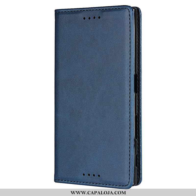 Capa Sony Xperia Xa1 Couro Cases Pequena Telemóvel Azul, Capas Sony Xperia Xa1 Protetoras Promoção