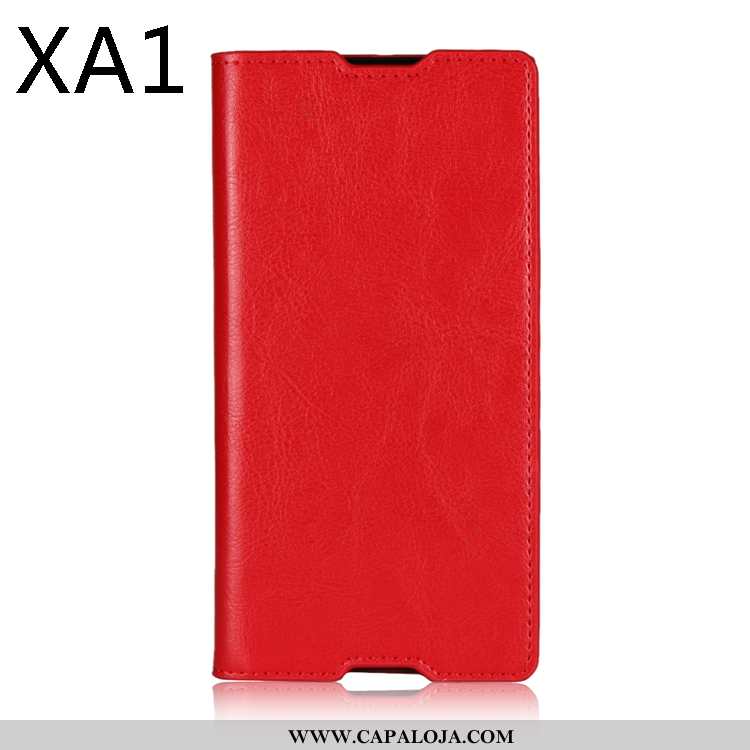 Capa Sony Xperia Xa1 Couro Genuíno Preto Telemóvel Cases, Capas Sony Xperia Xa1 Couro Online