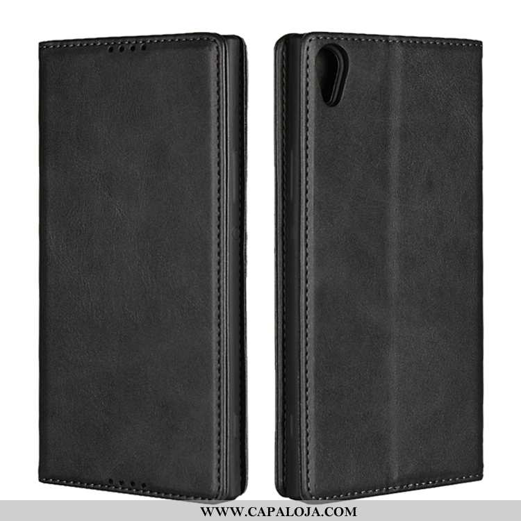 Capa Sony Xperia Xa1 Couro Legitimo Cases Protetoras Telemóvel Castanho, Capas Sony Xperia Xa1 Couro