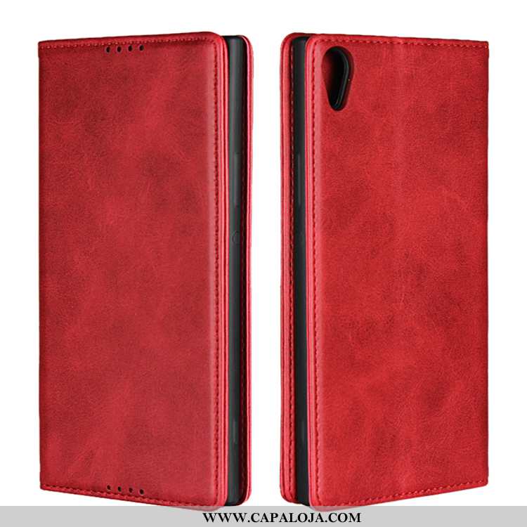 Capa Sony Xperia Xa1 Couro Legitimo Cases Protetoras Telemóvel Castanho, Capas Sony Xperia Xa1 Couro