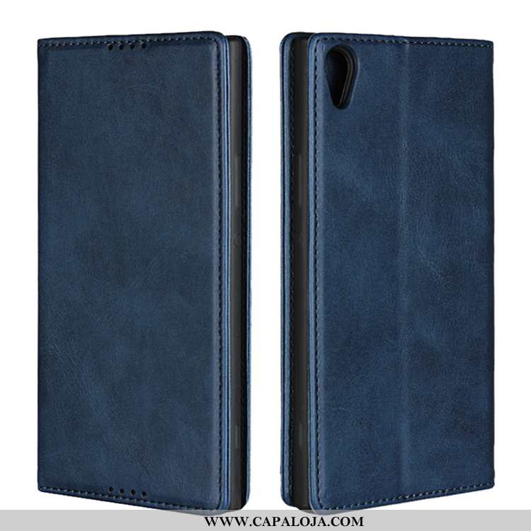 Capa Sony Xperia Xa1 Couro Legitimo Cases Protetoras Telemóvel Castanho, Capas Sony Xperia Xa1 Couro