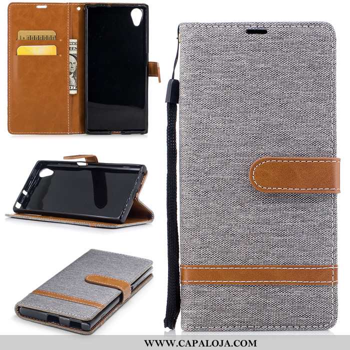 Capa Sony Xperia Xa1 Plus Couro Masculino Silicone Capas Azul, Sony Xperia Xa1 Plus Protetoras Venda