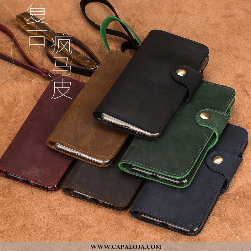 Capa Sony Xperia Xa1 Ultra Protetoras Couro Preto Cases, Capas Sony Xperia Xa1 Ultra Couro Genuíno P