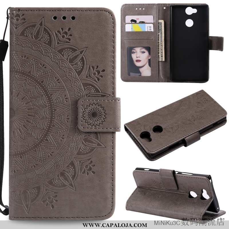 Capa Sony Xperia Xa2 Couro Cover Antiqueda Capas Roxo, Sony Xperia Xa2 Protetoras Online