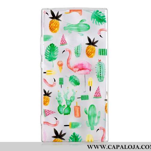 Capa Sony Xperia Xa2 Desenho Animado Transparente Verde Cases, Capas Sony Xperia Xa2 Fofas Baratos