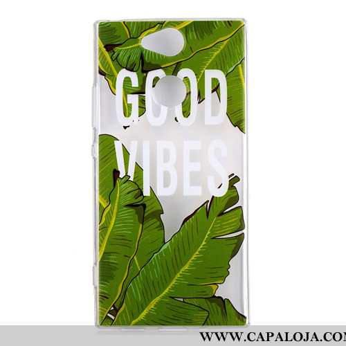 Capa Sony Xperia Xa2 Desenho Animado Transparente Verde Cases, Capas Sony Xperia Xa2 Fofas Baratos