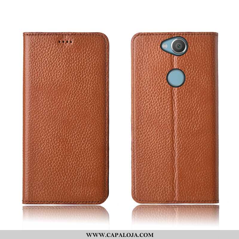 Capa Sony Xperia Xa2 Plus Silicone Nova Masculino Cases Castanho, Capas Sony Xperia Xa2 Plus Couro G