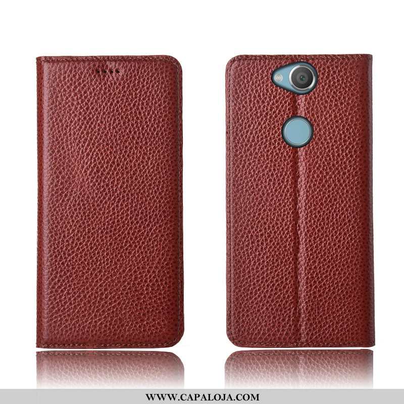 Capa Sony Xperia Xa2 Plus Silicone Nova Masculino Cases Castanho, Capas Sony Xperia Xa2 Plus Couro G