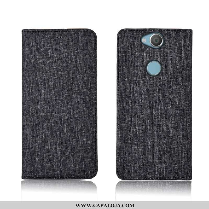 Capa Sony Xperia Xa2 Plus Soft Antiqueda Telemóvel Capas Preto, Sony Xperia Xa2 Plus Protetoras Bara