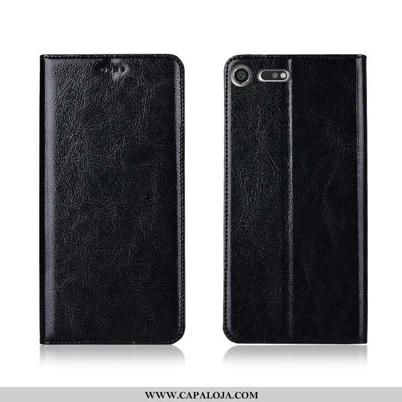 Capa Sony Xperia Xz Premium Couro Nova Telemóvel Marrom Castanho, Capas Sony Xperia Xz Premium Soft 