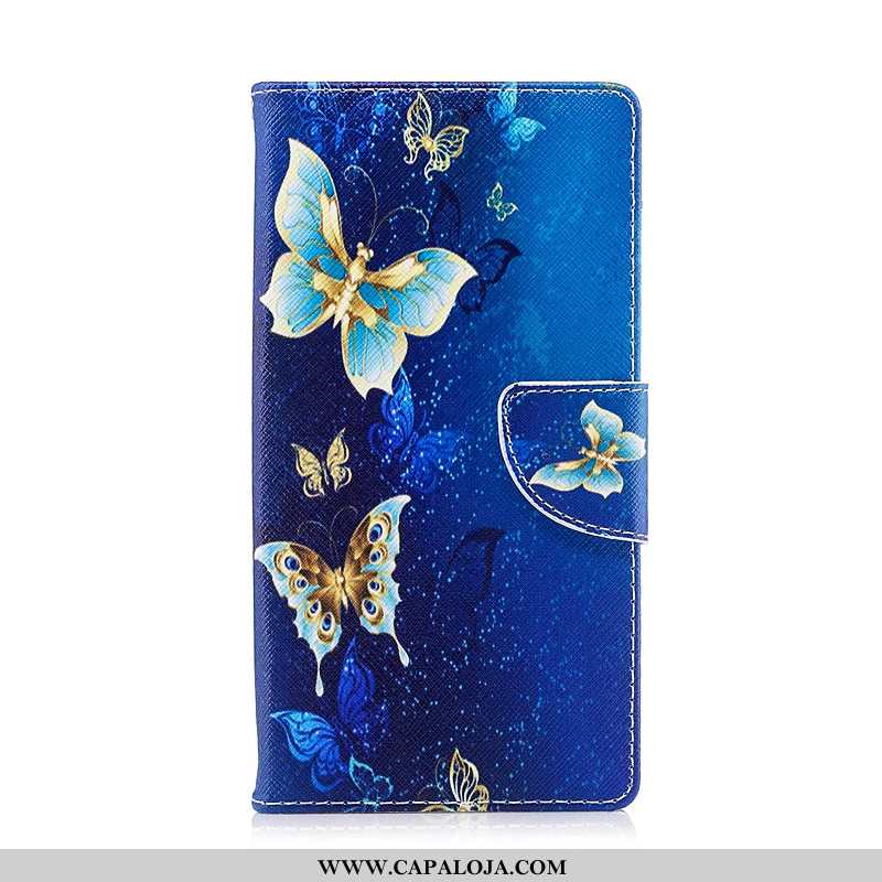 Capa Sony Xperia Xz1 Compact Protetoras Azul Cover Pintado, Capas Sony Xperia Xz1 Compact Couro Bara