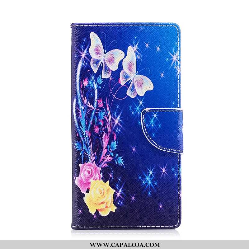 Capa Sony Xperia Xz1 Compact Protetoras Azul Cover Pintado, Capas Sony Xperia Xz1 Compact Couro Bara