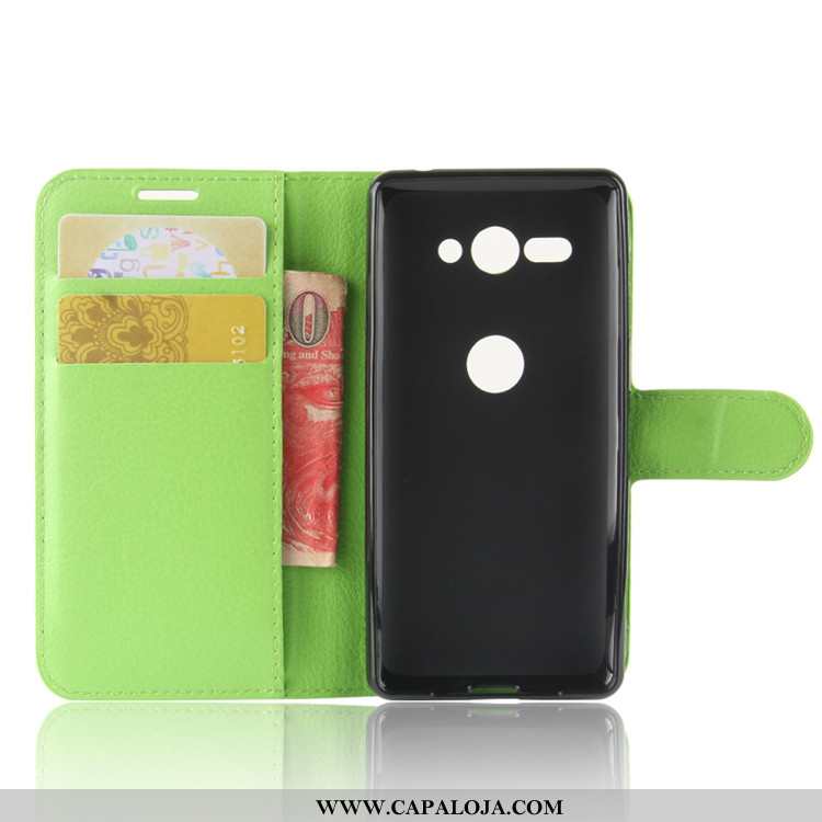 Capa Sony Xperia Xz2 Compact Couro Capas Carteira Preto, Sony Xperia Xz2 Compact Protetoras Barato