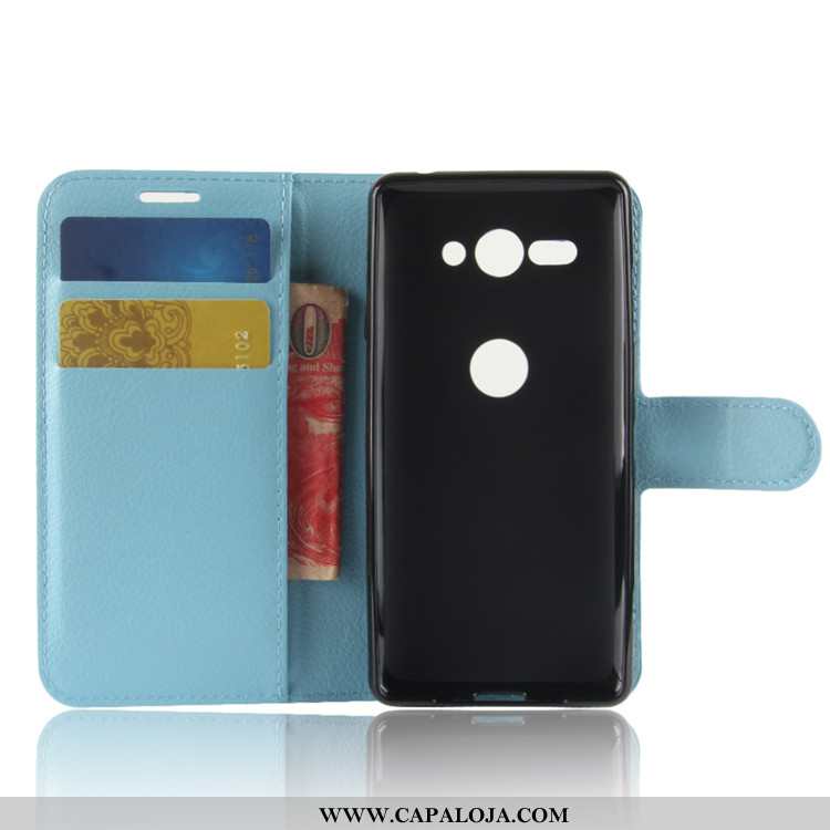 Capa Sony Xperia Xz2 Compact Couro Capas Carteira Preto, Sony Xperia Xz2 Compact Protetoras Barato