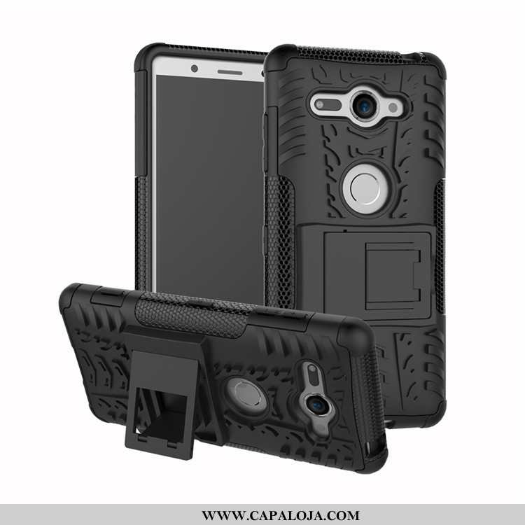 Capa Sony Xperia Xz2 Compact Protetoras Suporte Cases Capas Preto, Sony Xperia Xz2 Compact Telemóvel