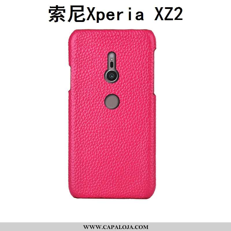 Capa Sony Xperia Xz2 Couro Vermelha Personalizadas Capas Rosa, Sony Xperia Xz2 Protetoras Comprar