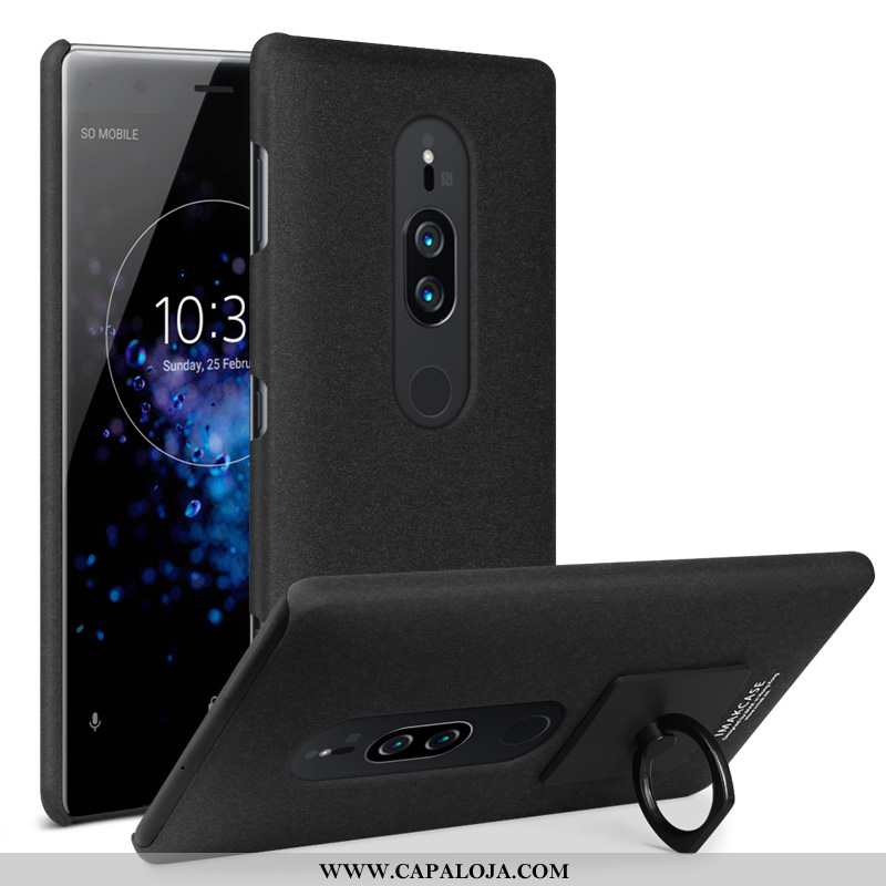 Capa Sony Xperia Xz2 Premium Couro Capas Cases Preto, Sony Xperia Xz2 Premium Fosco Promoção