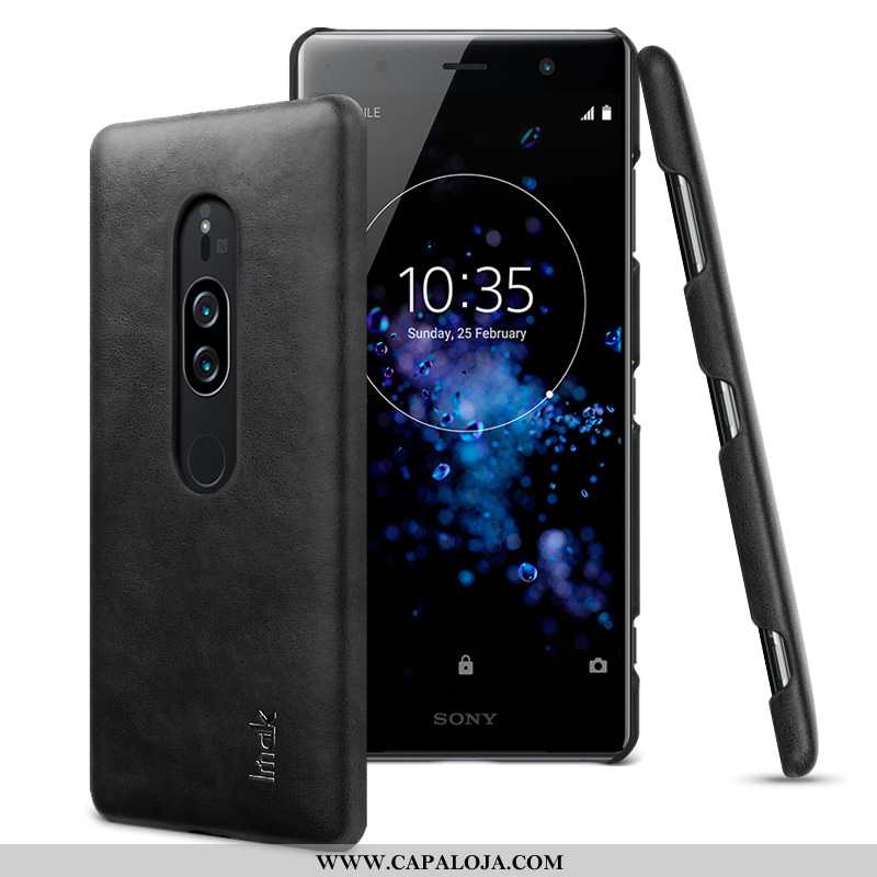 Capa Sony Xperia Xz2 Premium Protetoras Preto Nova Cases, Capas Sony Xperia Xz2 Premium Couro Promoç