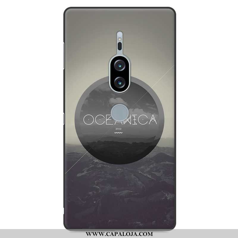 Capa Sony Xperia Xz2 Premium Silicone Protetoras Desenho Animado Soft Azul Escuro, Capas Sony Xperia