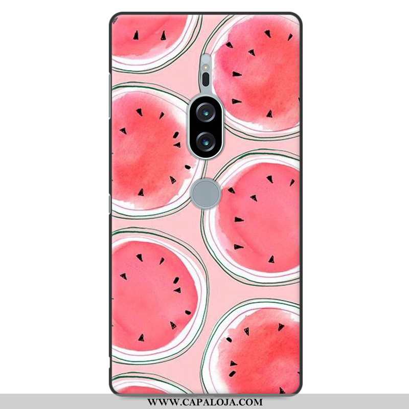 Capa Sony Xperia Xz2 Premium Silicone Protetoras Desenho Animado Soft Azul Escuro, Capas Sony Xperia