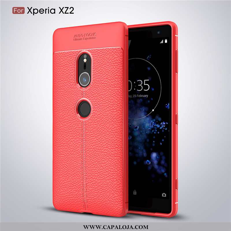 Capa Sony Xperia Xz2 Silicone Masculino Cases Antiqueda Cinza, Capas Sony Xperia Xz2 Soft Baratos