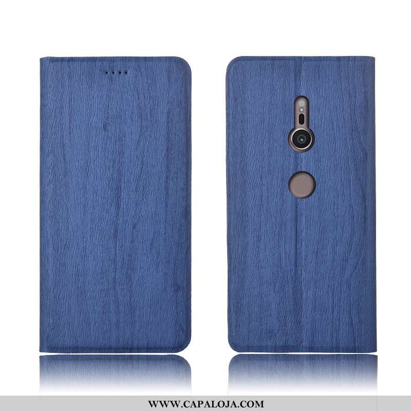 Capa Sony Xperia Xz3 Couro Telemóvel Cases Silicone Azul, Capas Sony Xperia Xz3 Soft Comprar