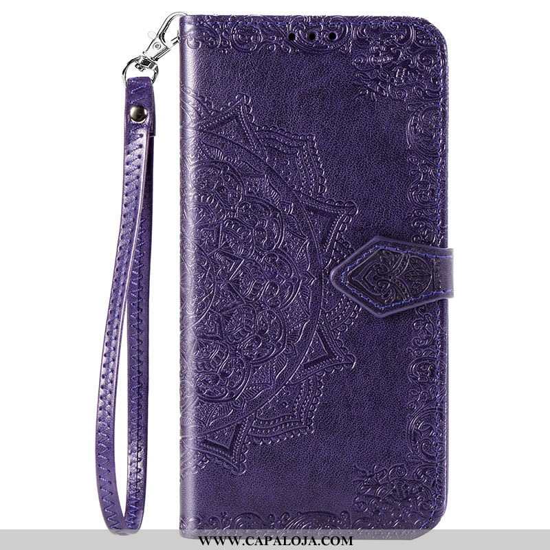 Capa Xiaomi Mi 10 Couro Masculino Completa Cover Roxo, Capas Xiaomi Mi 10 Comprar