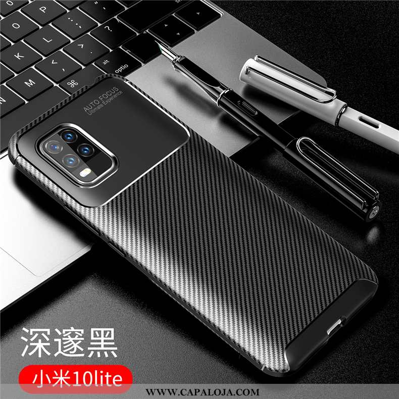 Capa Xiaomi Mi 10 Lite Criativas Protetoras Capas Calor Preto, Xiaomi Mi 10 Lite Soft Online