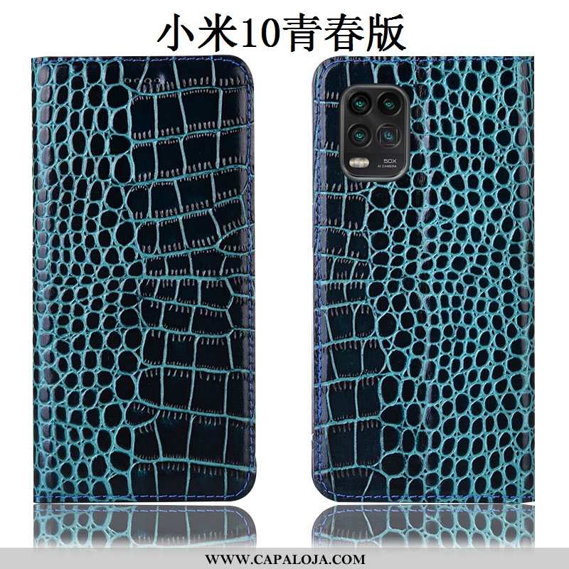 Capa Xiaomi Mi 10 Lite Protetoras Cover Cases Antiqueda Castanho, Capas Xiaomi Mi 10 Lite Couro Genu