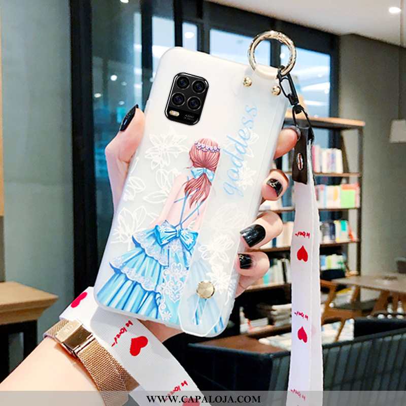 Capa Xiaomi Mi 10 Lite Transparente Capas Feminino Azul, Xiaomi Mi 10 Lite Personalizada Promoção