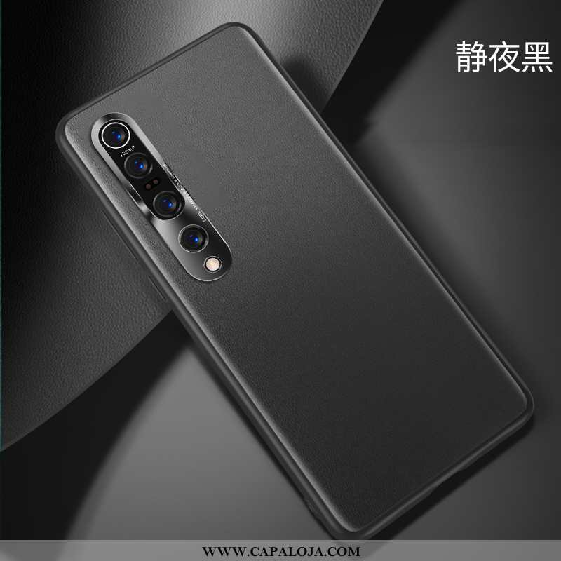 Capa Xiaomi Mi 10 Pro Couro Genuíno Telemóvel De Grau Primavera Verde, Capas Xiaomi Mi 10 Pro Slim B