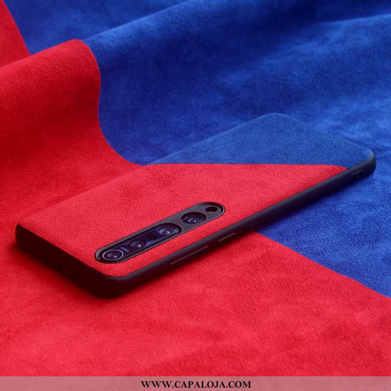 Capa Xiaomi Mi 10 Pro Silicone Bicolor Anti Suor Masculino Vermelho, Capas Xiaomi Mi 10 Pro Estiloso