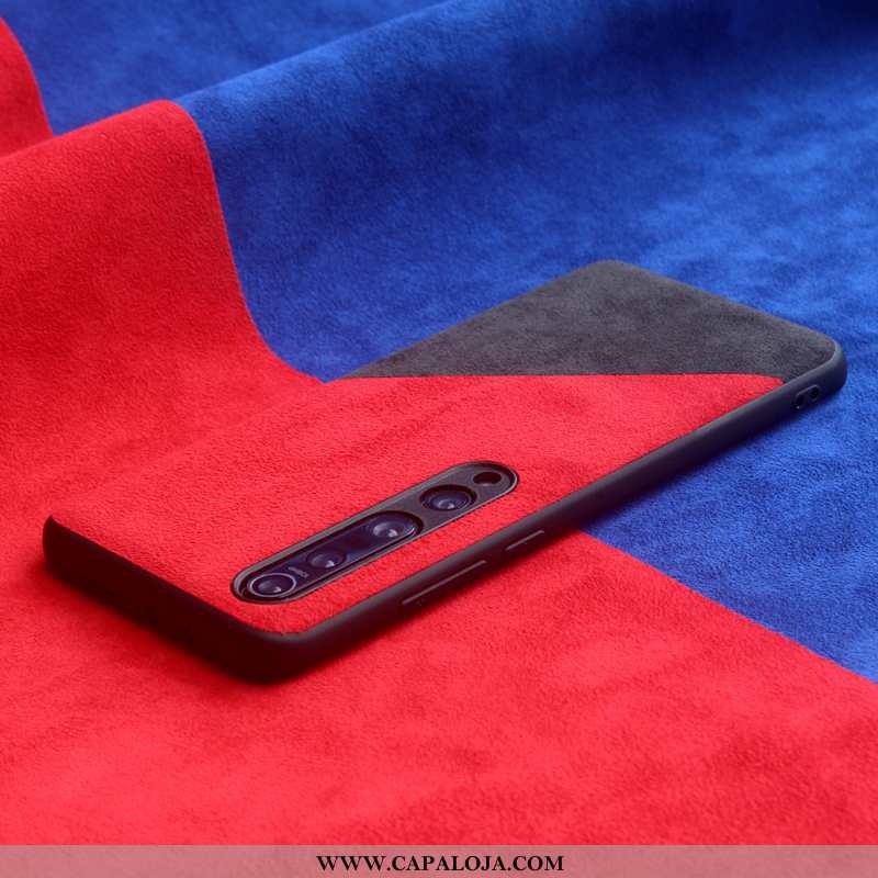 Capa Xiaomi Mi 10 Pro Silicone Bicolor Anti Suor Masculino Vermelho, Capas Xiaomi Mi 10 Pro Estiloso