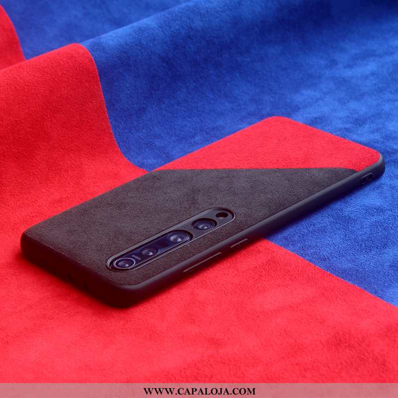 Capa Xiaomi Mi 10 Pro Silicone Bicolor Anti Suor Masculino Vermelho, Capas Xiaomi Mi 10 Pro Estiloso