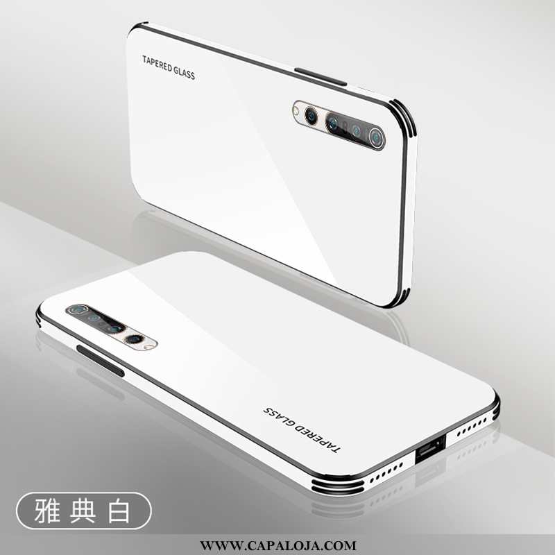 Capa Xiaomi Mi 10 Pro Silicone Tendencia Telemóvel Estilosas Branco, Capas Xiaomi Mi 10 Pro Vidro Ve