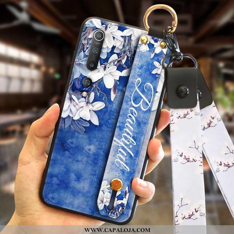 Capa Xiaomi Mi 10 Protetoras Feminino Azul Vermelha, Capas Xiaomi Mi 10 Estilosas Barato