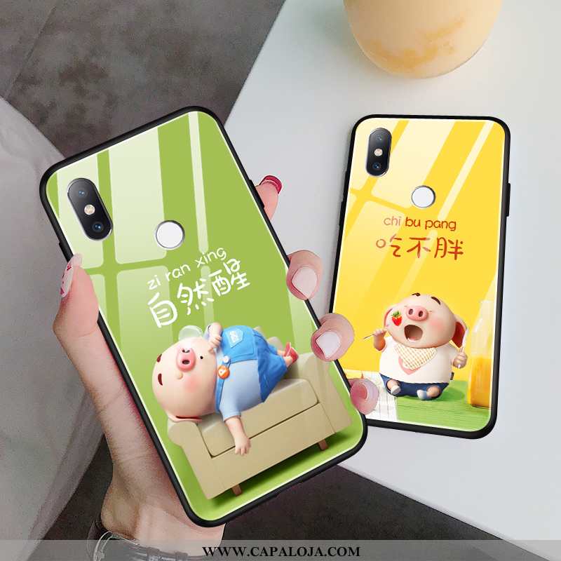 Capa Xiaomi Mi 8 Criativas Vermelha Tendencia Super Verde, Capas Xiaomi Mi 8 Desenho Animado Venda